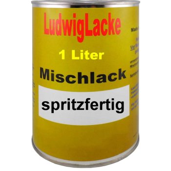 1 L spritzfertiger Lack für Mercedes Schwarz...