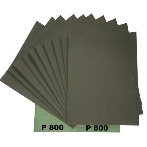 Wasserschleifpapier 10 Blatt Grün Nassschleifpapier Körnung 800