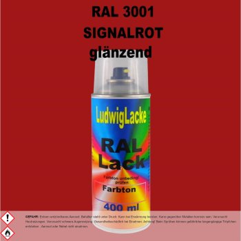 RAL 3001 Signalrot Glänzend in 400ml 1K Spraydose