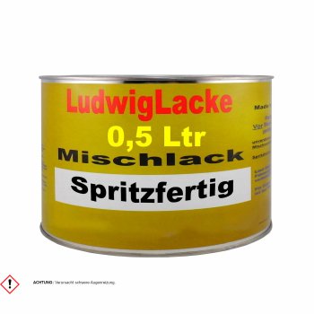 0,5 Liter spritzfertiger Autolack in Alpinweiss 4913...