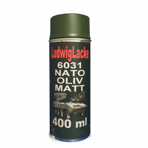 1 Stück Ludwiglacke RAL 6031 - Bronzegrün 1K Spraydose Matt