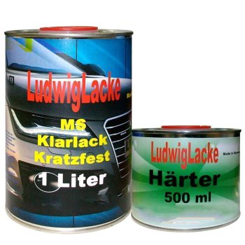 2,5 Liter Lackset in Achatgrau LYZL für Audi