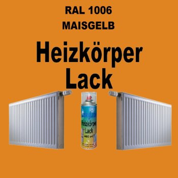 Heizkörperlack Spray RAL 1006 MAISGELB 400 ml