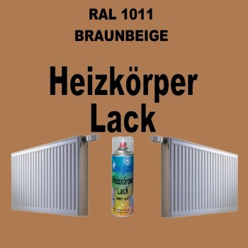 Heizkörperlack Spray RAL 1011 BRAUNBEIGE 400 ml
