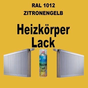Heizkörperlack Spray RAL 1012 ZITRONENGELB 400 ml