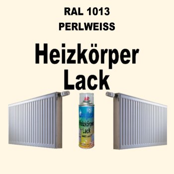 Heizkörperlack Spray RAL 1013 PERLWEISS 400 ml