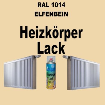 Heizkörperlack Spray RAL 1014 ELFENBEIN 400 ml