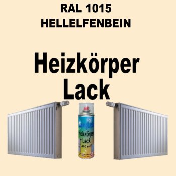 Heizkörperlack Spray RAL 1015 HELLELFENBEIN 400 ml