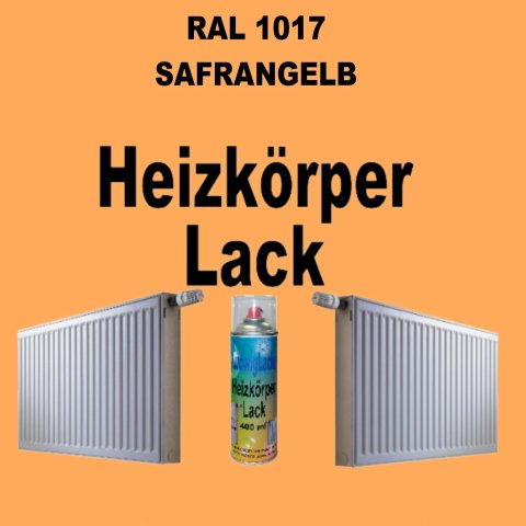 Heizkörperlack Spray RAL 1017 SAFRANGELB 400 ml