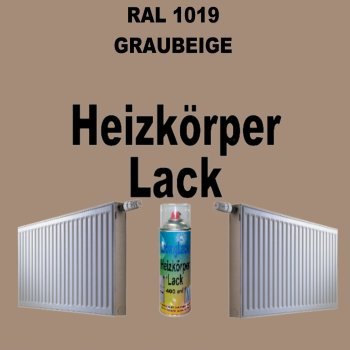 Heizkörperlack Spray RAL 1019 GRAUBEIGE 400 ml