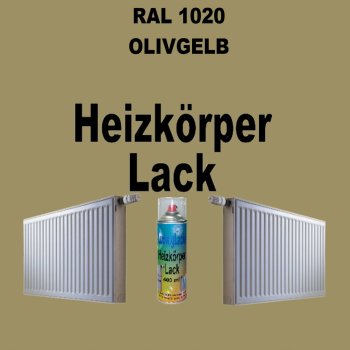 Heizkörperlack Spray RAL 1020 OLIVGELB 400 ml