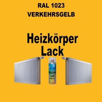 Heizkörperlack Spray RAL 1023 VERKEHRSGELB 400 ml