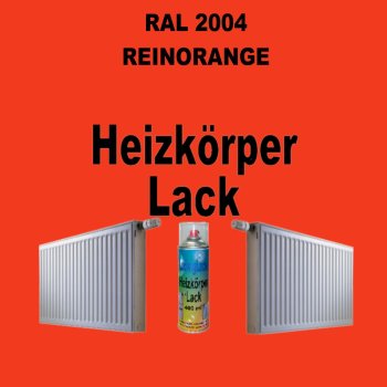 Heizkörperlack Spray RAL 2004 Reinorange 400 ml