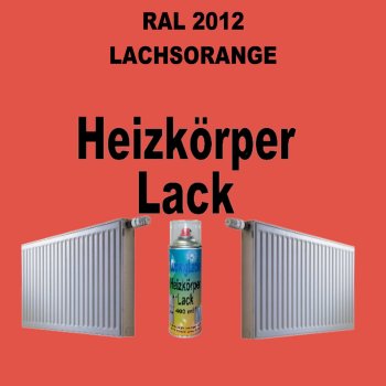 Heizkörperlack Spray RAL 2012 LACHSORANGE 400 ml