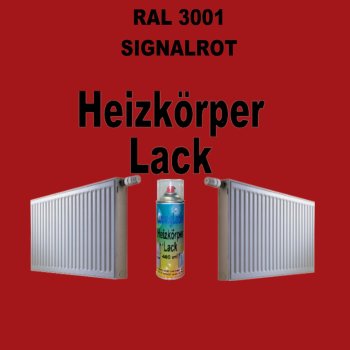 Heizkörperlack Spray RAL 3001 Signalrot 400 ml