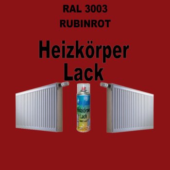 Heizkörperlack Spray RAL 3003 RUBINROT 400 ml