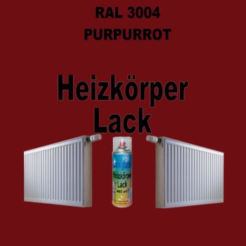 Heizkörperlack Spray RAL 3004 PURPURROT 400 ml