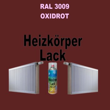 Heizkörperlack Spray RAL 3009 OXIDROT 400 ml