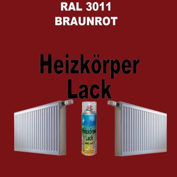 Heizkörperlack Spray RAL 3011 BRAUNROT SPRAY 400 ml