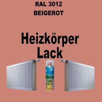 Heizkörperlack Spray RAL 3012 Beigerot 400 ml