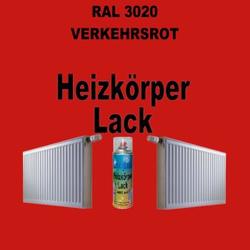 Heizkörperlack Spray RAL 3020 Verkehrsrot 400 ml