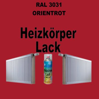 Heizkörperlack Spray RAL 3031 Orientrot 400 ml