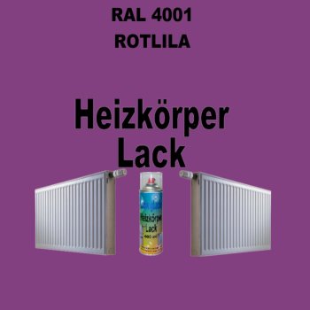 Heizkörperlack Spray RAL 4001 ROTLILA 400 ml
