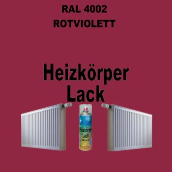 Heizkörperlack Spray RAL 4002 Rotviolett 400 ml