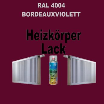 Heizkörperlack Spray RAL 4004 BORDEAUXVIOLETT 400 ml
