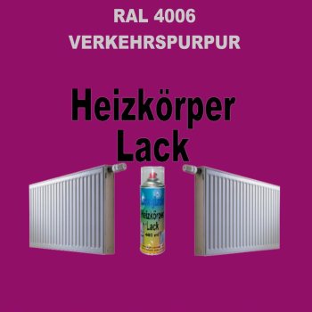 Heizkörperlack Spray RAL 4006 VERKEHRSPURPUR 400 ml