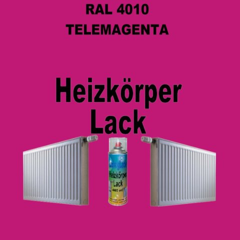 Heizkörperlack Spray RAL 4010 TELEMAGENTA 400 ml