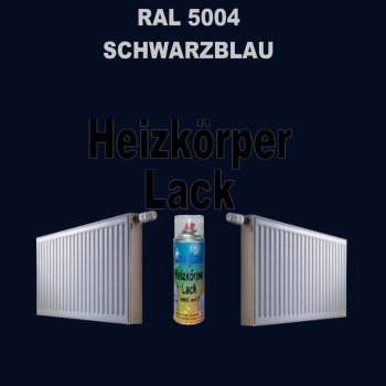 Heizkörperlack Spray RAL 5004 SCHWARZBLAU 400 ml
