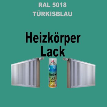 Heizkörperlack Spray RAL 5018 Türkisblau 400 ml