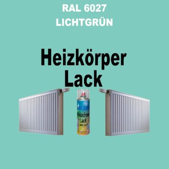 Heizkörperlack Spray RAL 6027 LICHTGRÜN 400 ml