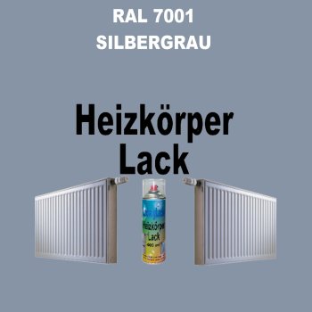 Heizkörperlack Spray RAL 7001 Silbergrau 400 ml