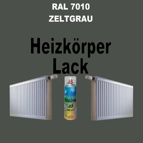 Heizkörperlack Spray RAL 7010 ZELTGRAU 400 ml