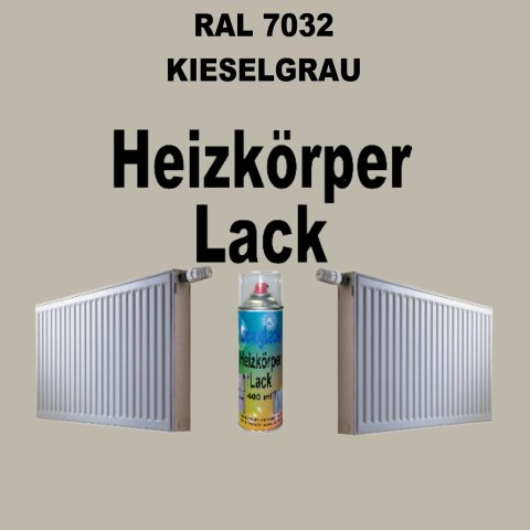 Heizkörperlack Spray RAL 7032 KIESELGRAU 400 ml