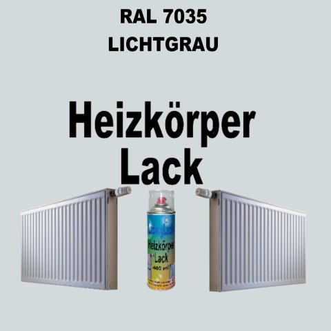 Heizkörperlack Spray RAL 7035 LICHTGRAU 400 ml