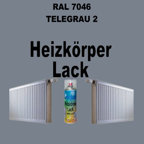 Heizkörperlack Spray RAL 7046 TELEGRAU 2 400 ml