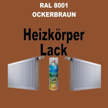 Heizkörperlack Spray RAL 8001 OCKERBRAUN 400 ml