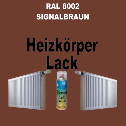 Heizkörperlack Spray RAL 8002 SIGNALBRAUN 400 ml