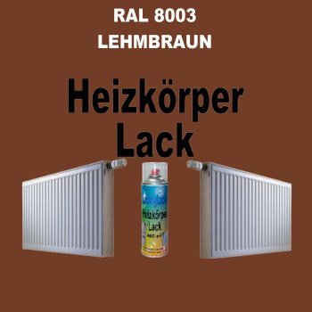 Heizkörperlack Spray RAL 8003 LEHMBRAUN 400 ml