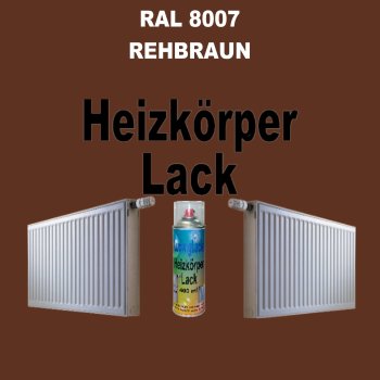 Heizkörperlack Spray RAL 8007 REHBRAUN 400 ml