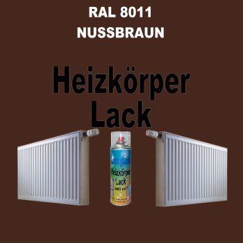 Heizkörperlack Spray RAL 8011 NUSSBRAUN 400 ml