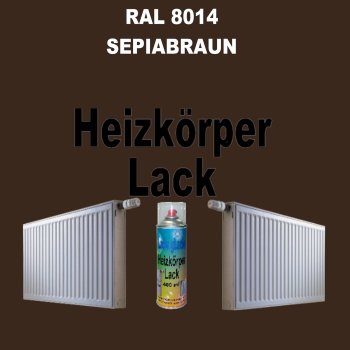 Heizkörperlack Spray RAL 8014 SEPIABRAUN 400 ml