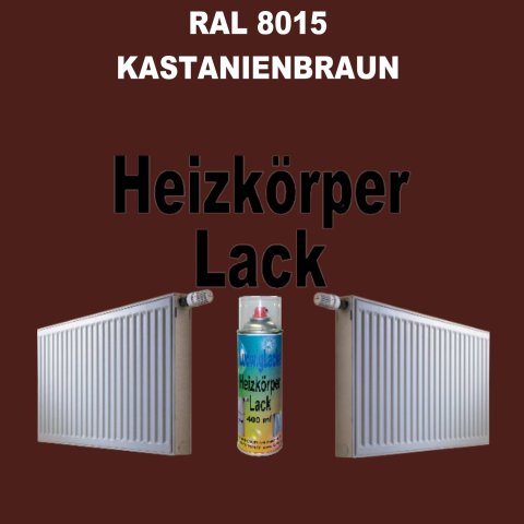 Heizkörperlack Spray RAL 8015 KASTANIENBRAUN 400 ml