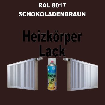 Heizkörperlack Spray RAL 8017 SCHOKOLADENBRAUN 400 ml