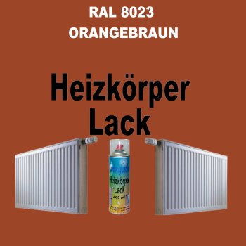 Heizkörperlack Spray RAL 8023 ORANGEBRAUN 400 ml