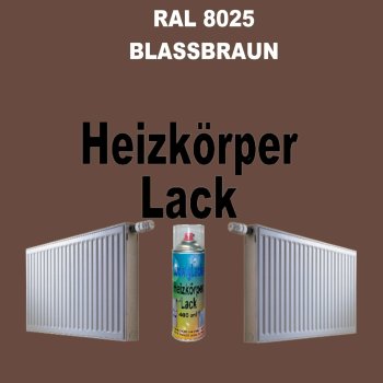 Heizkörperlack Spray RAL 8025 BLASSBRAUN 400 ml