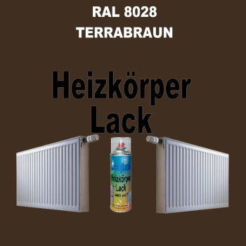 Heizkörperlack Spray RAL 8028 TERRABRAUN 400 ml